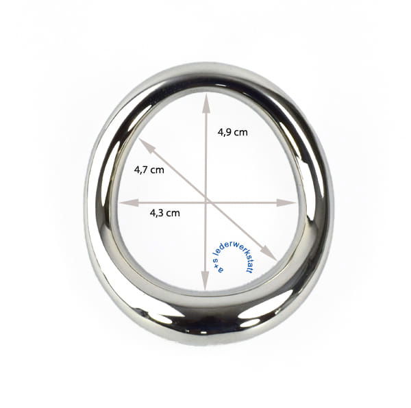 Cockring 3-D anatomic Edelstahl gebogen Größe 4,9 cm