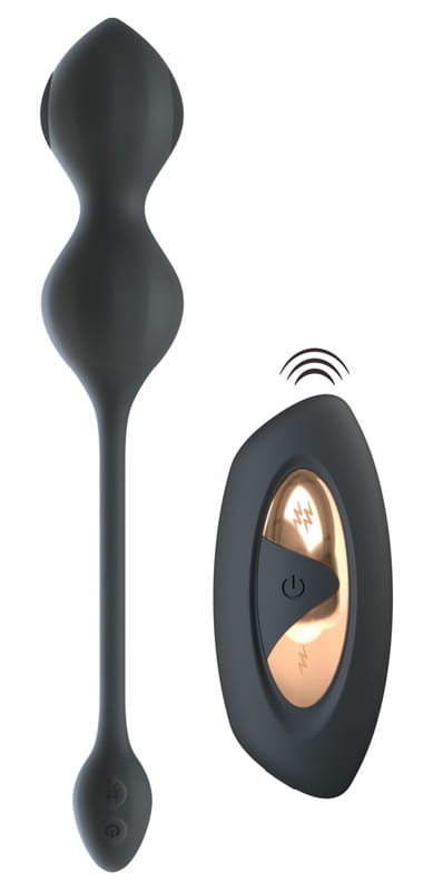 Vibro E-Stim Silicone Love Balls Remote Control