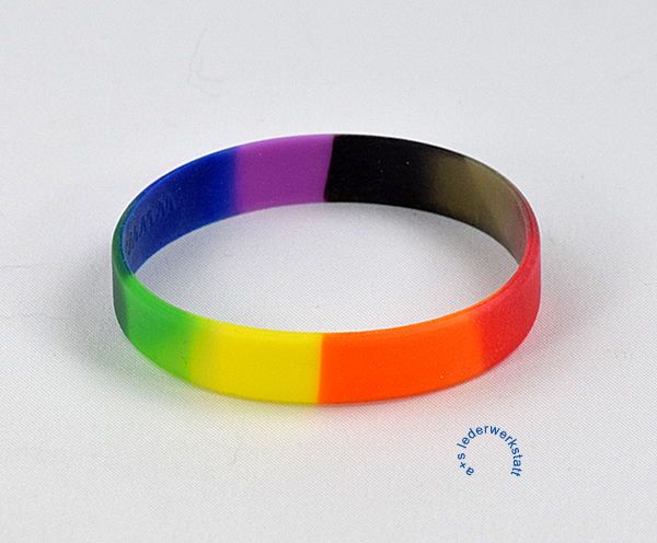 Rainbow Pride Bracelet Inclusive Brown & Black