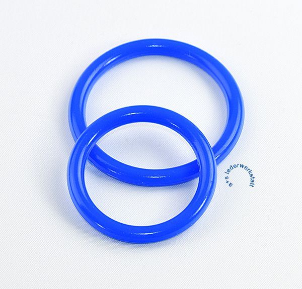 Restriktionsringe Penisringe Silikon blau