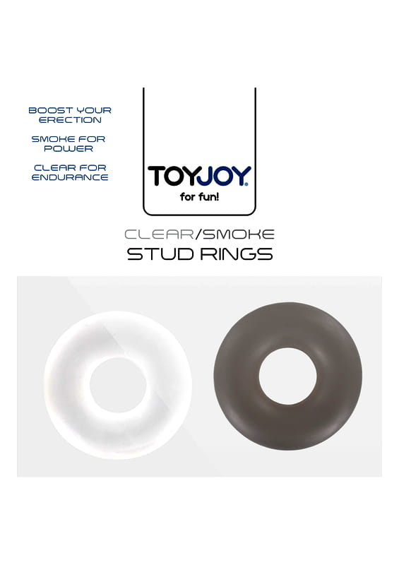 Stud Rings Penisring-Set elastisch 2 Stück