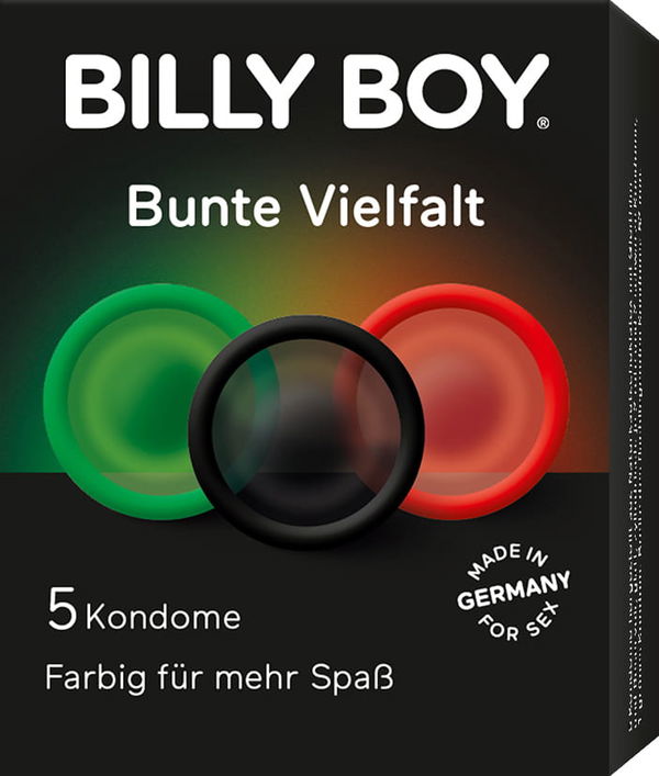 Billy Boy Kondom Bunte Vielfalt 5 Stück.-Packung